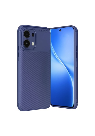 Uryport Oppo A6 Pro 4g Auto Focus Karbon Kapak - Lacivert