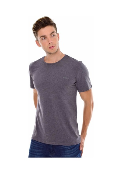 Erkek Bisiklet Yaka Slim Fit Brooklyn Baskılı Tişort Spr 266 001