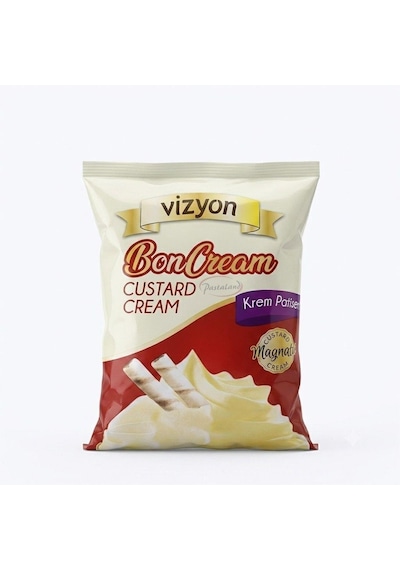 Vizyon Boncream Krem Patisri Custard Cream - 1 Kg