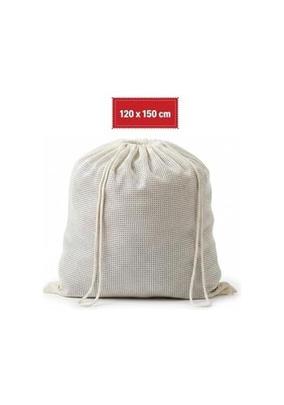 Mont Ve Perde Yıkama Filesi Extra Büyük, Dayanıklı, Battal Boy 120x150 Cm Nefes Alabilir Çamaşır Koruma Torbası