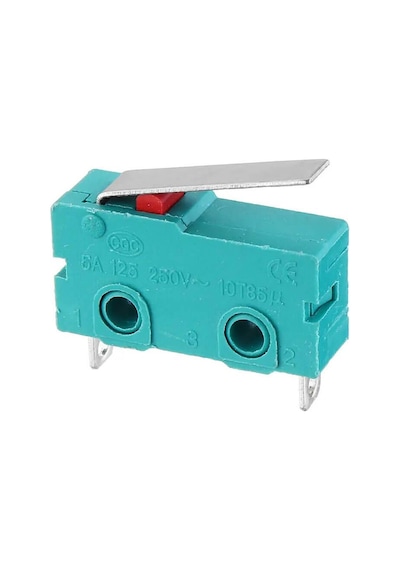 Koodmax 5 Adet Limit Anahtarı Basmalı Düğme Anahtarı Kw4-3z-3 Mikro Limit Sensörü 2pin 5a 250v