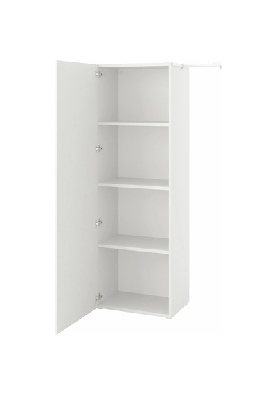 Ikea Beyaz Fonksiyonel Kapaklı Gardırop 107x42x181 Cm