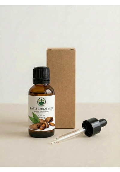 Soğuk Sıkım Tatlı Badem Yağı Sweet Almond Oil Prunus Amygdalus Dulcis Saf Doğal 50 Ml 50 ML