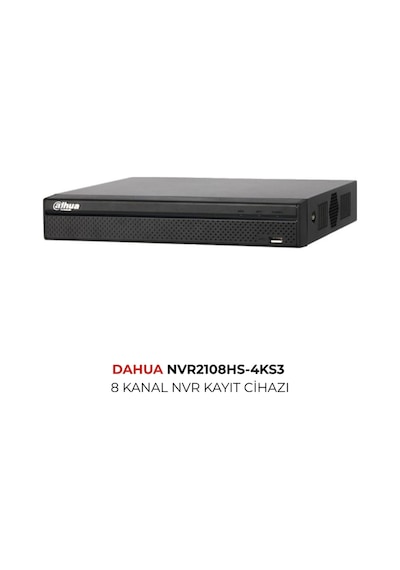 Nvr2108hs-4ks3 8 Kanal Profesyonel Ip Kamera Kayıt Cihazı