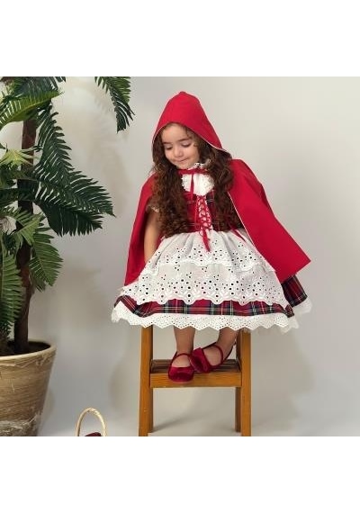 H L Y Karol Tasarım Kırmızı Başlıklı Kız Bebek Kostümü,doğum Günü Elbise,fotoğraf Çekim Elbise,0-12 Yaş Uygun Kırmızı