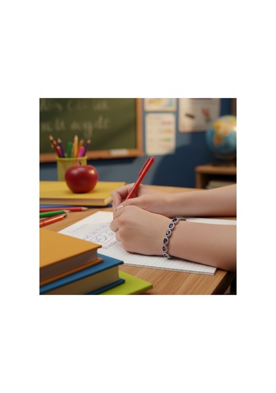 Gümüş Ametist Rengi Zirkon Taşlı 925 Ayar Su Yolu Kadın Bileklik - Sevgiliye Hediye Mor - 797988314 Mor