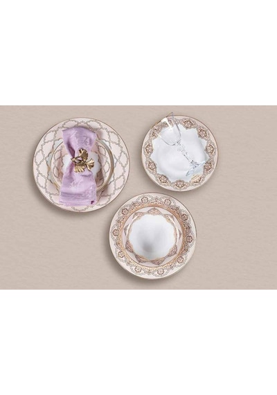 Porland Glam 60 Parça 12 Kişilik Yemek Takımı