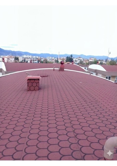 Alteks Silver Kırmızı Yonca Desenli Kumlu Su Yalıtım Membranı Şingıl