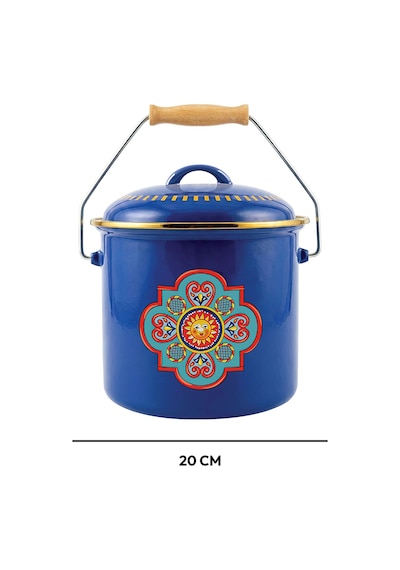 Emsan Solemar Emaye Bakraç 20 Cm Çok Renkli