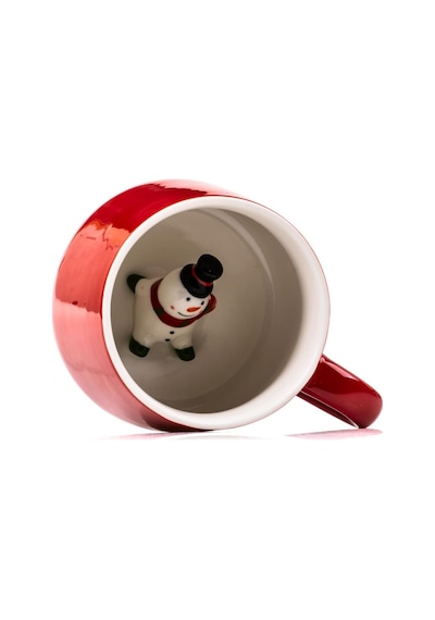 Mukko Home 3d Sevimli Kırmızı Başlıklı Kardan Adam Biblolu Porselen Kupa - 350ml Eğlenceli Ve Şık,kırmızı Beyaz - Çok Renkli Mukko Home 3d Sevimli Kırmızı Başlıklı Kardan Adam Biblolu Porselen Kupa - 350ml Eğlenceli Ve Şık,kırmızı Beyaz - Çok Renkli