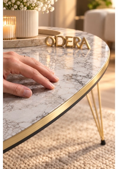 Odera Traverten Ekru 3 Katlı Raflı Yan Sehpa Kitaplıklı Çok Amaçlı Oval Dekoratif Sehpa 60x43x28 Cm Diğer Odera Traverten Ekru 3 Katlı Raflı Yan Sehpa Kitaplıklı Çok Amaçlı Oval Dekoratif Sehpa 60x43x28 Cm Diğer