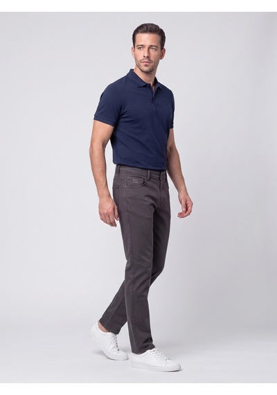 Antrasit Regular Fit Erkek Chino Pantolon