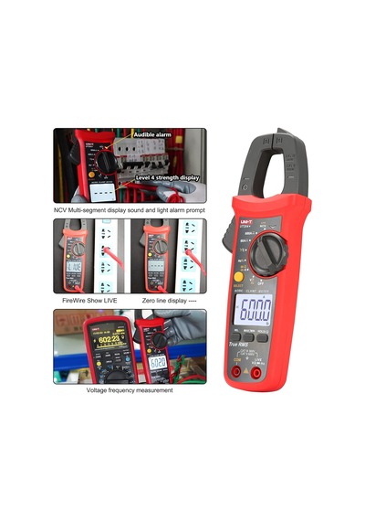 Unı-t Ut204 + Dijital Sıkıştırma Ölçer Sıcaklık Alternatif Akım Doğru Akım Gerilim Direnç Test Cihazı Multimetre