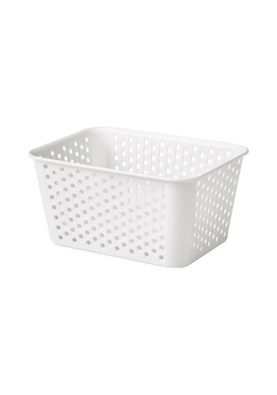 Ikea Plogsvang Sepet, Beyaz, 15x20x10 Cm
