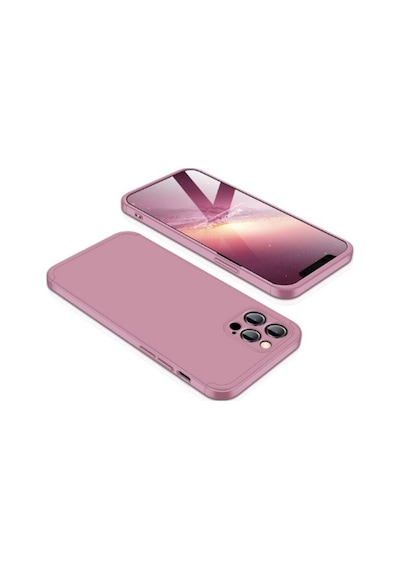 Apple Uyumlu iPhone 12 Pro Kılıf Zore Ays Kapak Rose Gold