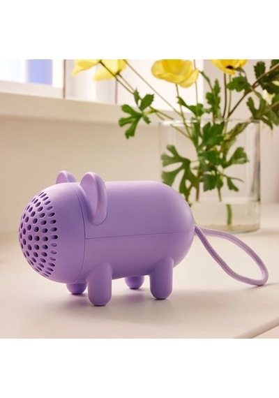 Ikea Grejsımojs Taşınabilir Bluetooth Hoparlör, Mor, 13x9 Cm