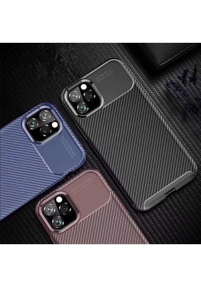 Apple Uyumlu iPhone 11 Pro Max Kılıf Zore Negro Silikon Kapak-Siyah