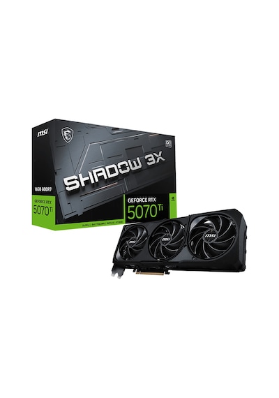 Msı Geforce Rtx 5070 Ti 16 Gb Shadow 3x Oc Gdrr7 3xdp 1xhdmı Ekran Kartı
