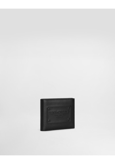 Dolce & Gabbana Black Men's Leather Wallet Siyah