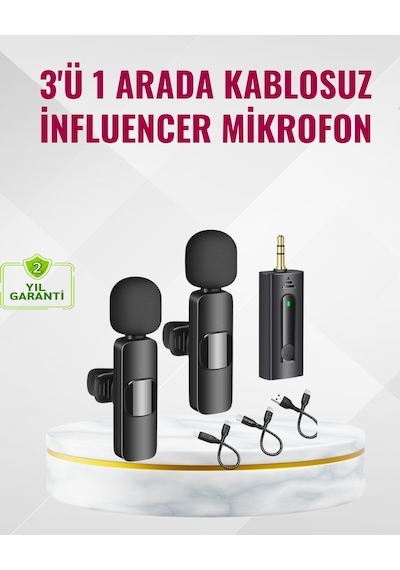 Küçük Boyutlu Mikrofon - 8 Saat Kullanım