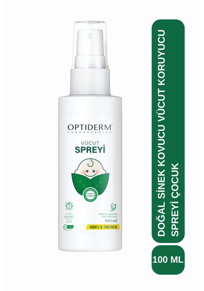 Optiderm %100 Doğal Vücut Koruyucu Çocuk Spreyi 100ml