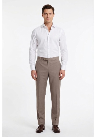 UKİ Vizon Comfort Fit Klasik Pantolon VİZON