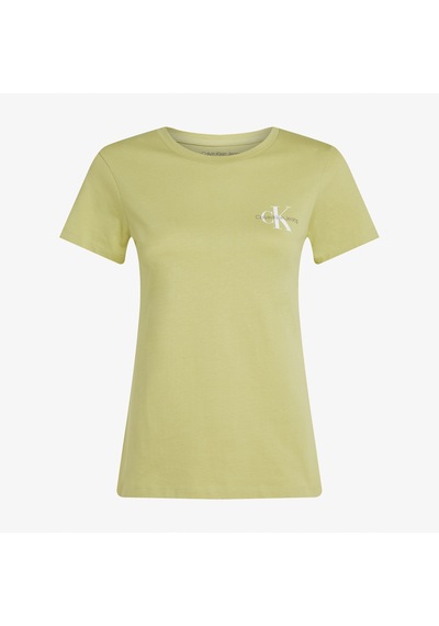 Calvin Klein 2-pa Monologo Slim Kadın Yeşil T-shirtdüzj20j219734