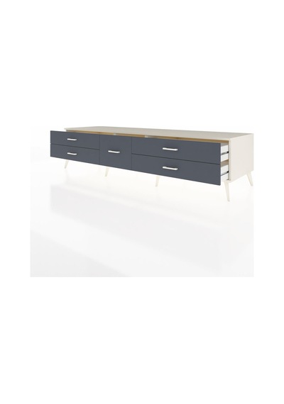 Kronos Tv Ünitesi 5 Çekmeceli 220x59x51 Aytaşı-aytaşı/antrasit Aytası/antrasıt - Aytası Kronos Tv Ünitesi 5 Çekmeceli 220x59x51 Aytaşı-aytaşı/antrasit Aytası/antrasıt - Aytası