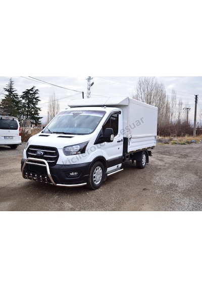 Ekiciler Ford Transit 2020 Sonrası Nemrut Bıyık Krom Ön Koruma