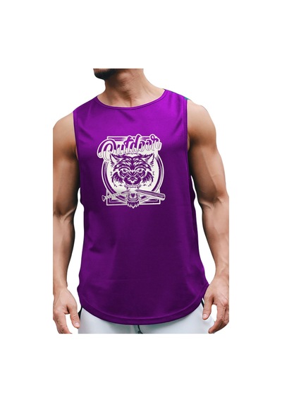 Bluu Outdoorwild Kolsuz Sporcu T-shirt Tank Top Spor Atlet