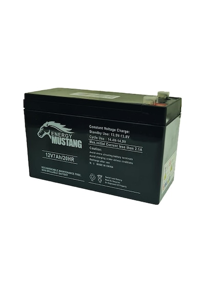 Mustang 12v 7ah Akü - Oyuncak Araba - Alarm - Ups