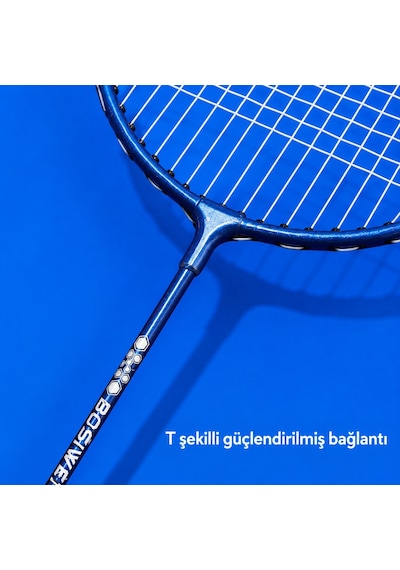 Ckspor Pro-606 Badminton Seti 2 Raket 3 Top Taşıma Çantalı Badminton Raketi Ve Top Seti