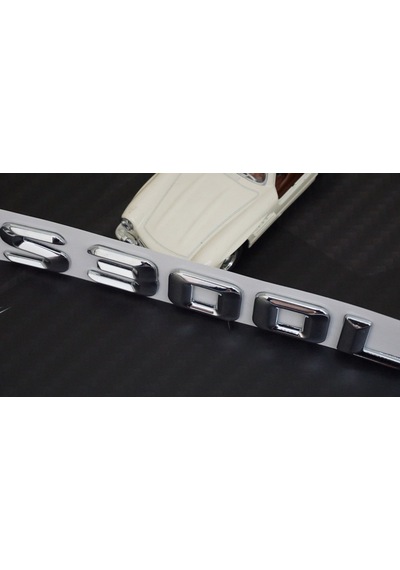 S300L Bagaj Krom Metal 3M 3D Yazı Logo
