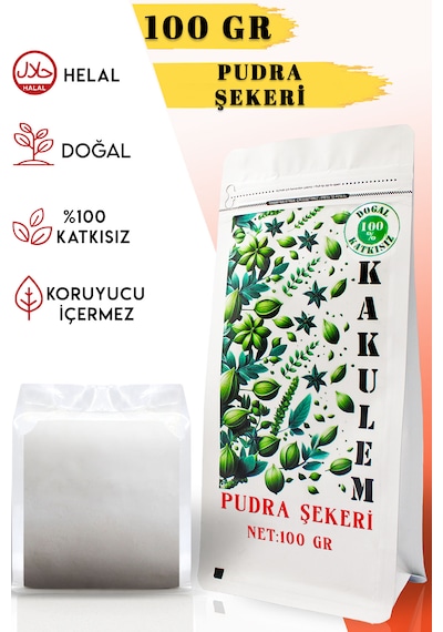Kakulem Pastalık Tatlılık Pudra Şekeri 100 Gr