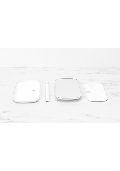 Brb-8710755280726-beyaz Ayaklı Masa Aynası 12,6cmx20cmx28,3cm