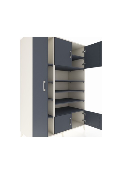 Kronos Dolap 10 Raflı 5 Kapaklı 132x59x195 Aytaşı-antrasit/an... Aytaşı