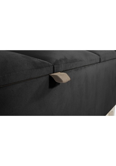 Vetra V2 Sandıklı Puf  Antrasit Dilimli Model Sandıklı Bench Puf - Sandıklı Yatak Ucu Bankı