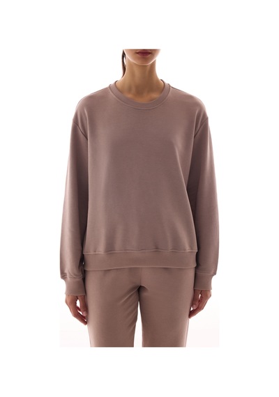 Penti Bej Bisiklet Yaka Regular Kesim Pamuklu Sweatshirt