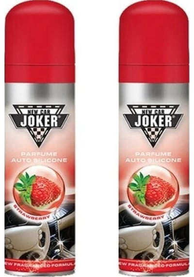Oto Motto Torpido Deri Plastik Için Parlatıcılı Silikon Oto Kokusu Parfüm Sprey Çilek Kokulu 2 Adet