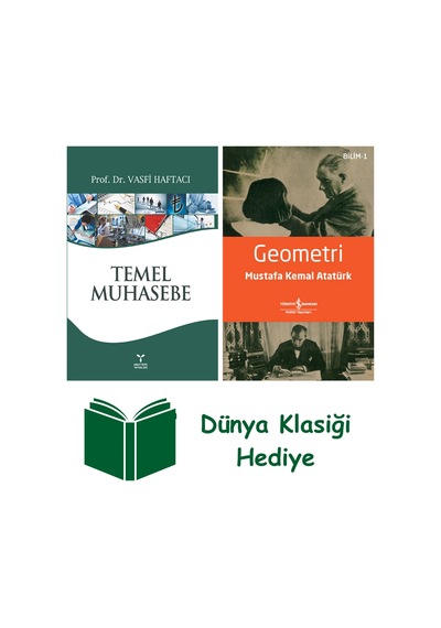 Temel Muhasebe + Geometri + Dünya Klasiği Hediye
