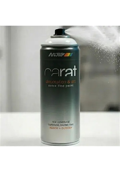 Carat Sprey Boya Parlak Trafik Beyazı Ral 9016 400 Ml Diğer