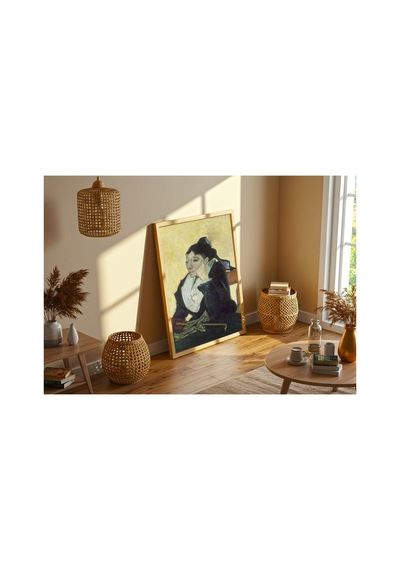 Van Gogh L'arlésienne Çerçevesiz Poster 30x42 Cm A3 Tablo Duvar Dekoru Mat Fotoğraf Kağıdı
