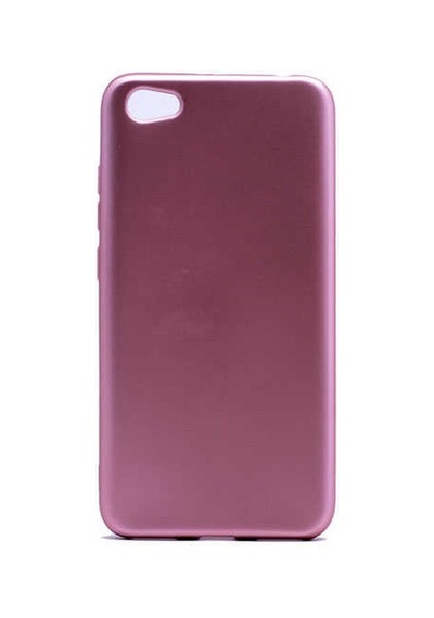 Kilifone - Xiaomi Uyumlu Redmi Note 5a - Kılıf Mat Renkli Esnek Premier Silikon Kapak - Rose Gold