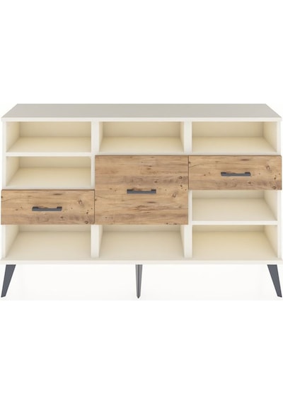 Arges Konsol 5 Raflı 3 Çekmeceli 132x30x83 Aytaşı-aytaşı/çam Aytaşı/çam Arges Konsol 5 Raflı 3 Çekmeceli 132x30x83 Aytaşı-aytaşı/çam Aytaşı/çam