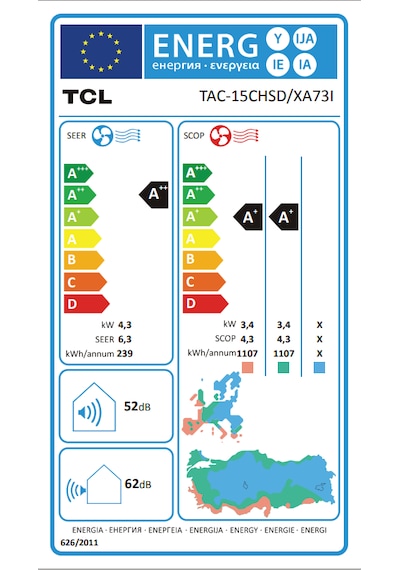 Tcl Elite Plus TAC-15CHSD/XA73I 15.000 BTU Duvar Tipi Klima