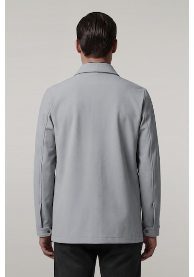 Goffra Erkek Metropole Modern Regular Fit Su İtici Teknik Ceket Gri M601-r0501-01