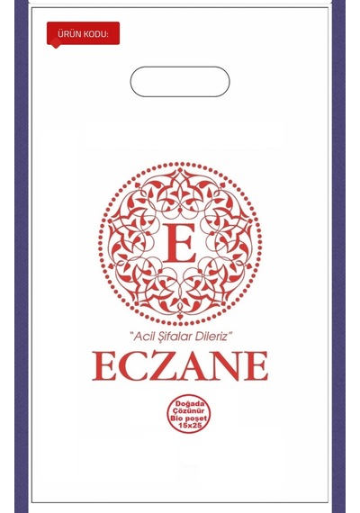 Eczane Poşeti 17X27 Küçük Boy