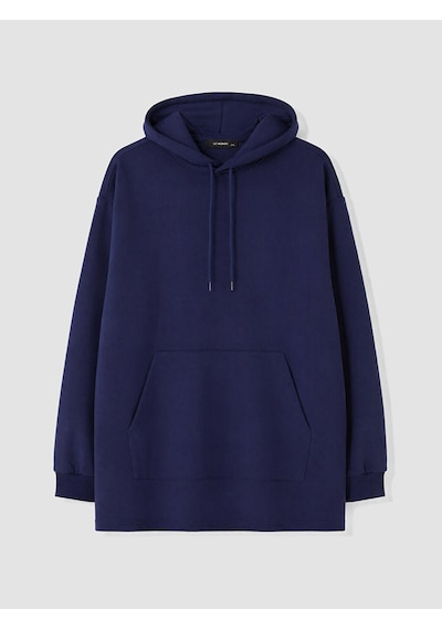 Lcw Curve Lacivert Büyük Beden Kadın Hoodie