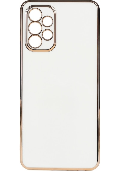 Samsung Uyumlu Galaxy A32 4G Parlak Kenarli Bark Silikon Kilif 547681089