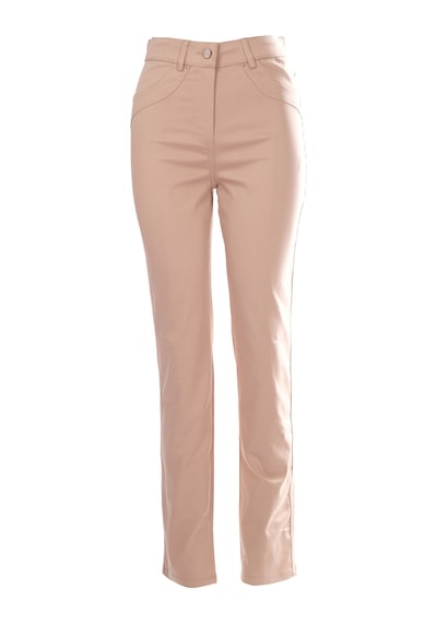 Seleste Minimalist Yüksek Bel Kadın Pantolon - Regular Fit - Günlük & Ofis Bej